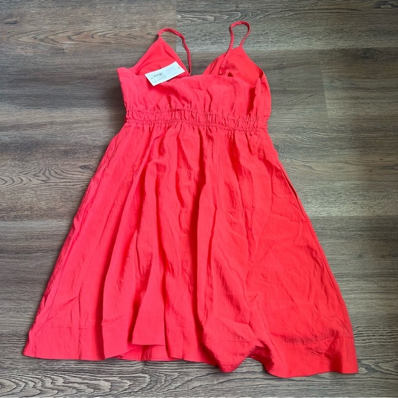 Women's Mini a-Line Dress - New Day™ Coral S - Picture 4 of 7